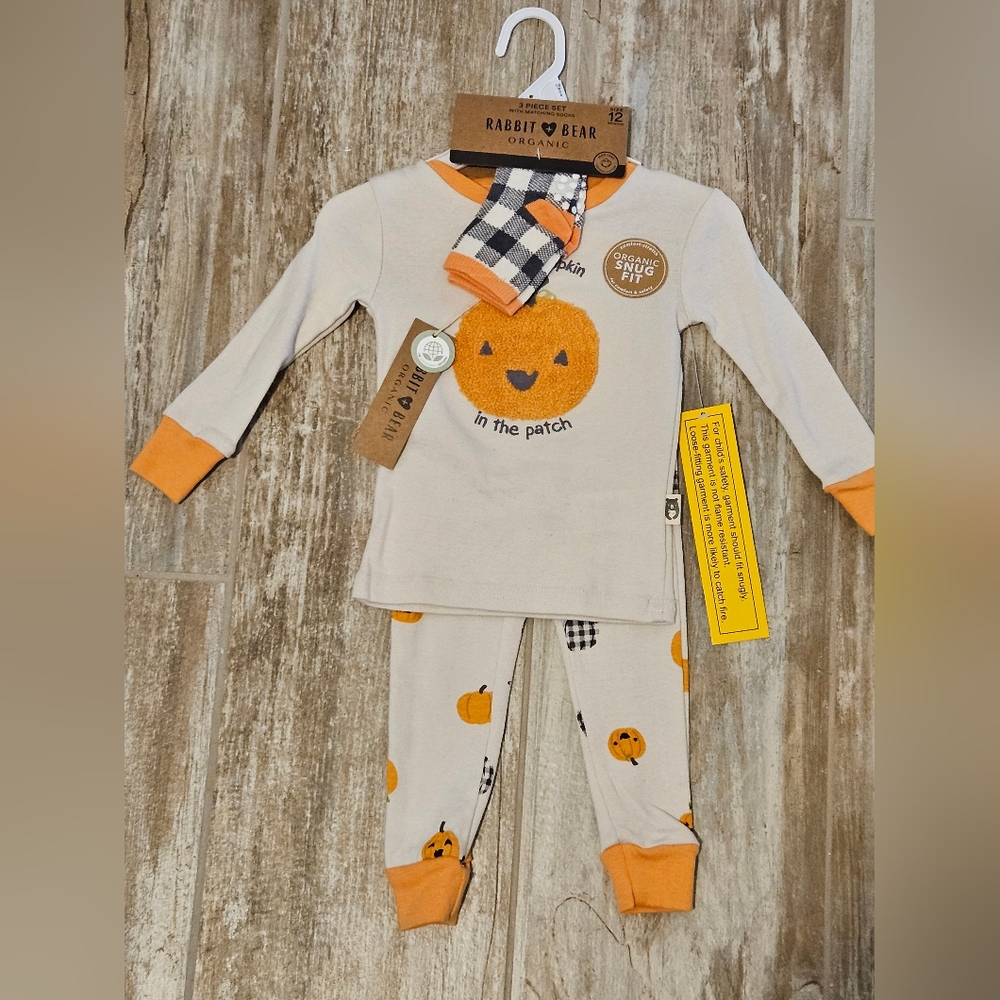 🎃Cutest pumpkin in the patch 3 piece Set with Matching Socks🎃